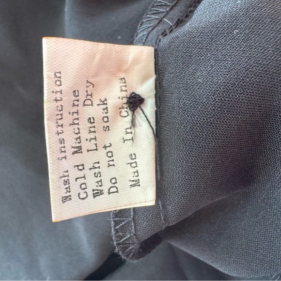 LAMEERA Mint Gray Maxi Dress Long Sleeve High Neck Womens Small NWT - Picture 7 of 7